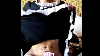 Preview 2 of Insist Mom Sex Her Son - 【朱音もみじ】　メイド服　【変態ダンス】