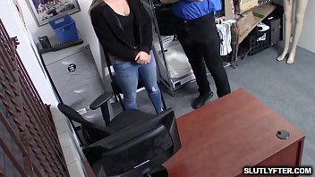 Preview 1 of Raped Vigin Pussy - Eliza making a good deal to officer Jmac   who caught her steal some cash