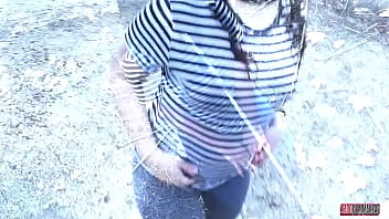 Preview 4 of Rimajol Kimberly Lamari - New video,  pissing between trees. Now available on