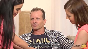 Preview 2 of Kiara Mia Xvideos - DADDY4K. Alter und junger FFM-Dreier hinter dem R&uuml_cken einer fetten Mutter