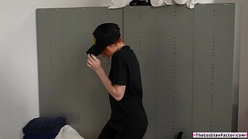 Preview 1 of Xxx Teacher Japan - Lesbian cop scissoring with office crew