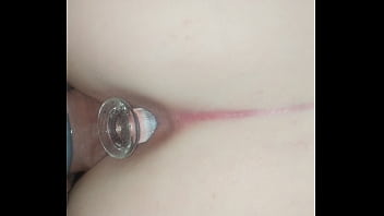 Preview 3 of Sleept - Tight gf tries new toy and gets fucked doggy