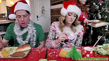 Preview 2 of Doctor With Girl Sex Pic - Hot family group sex for Christmas with Summer Hart and Charlotte Sins as the lucky men slams their pussies