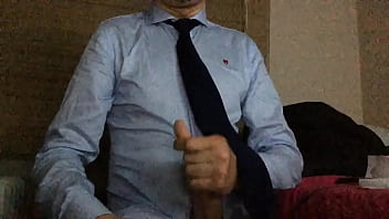 Preview 3 of Zaxxers Sex Mon Sex The Son - Wanking in shirt and tie