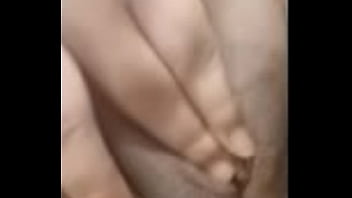 Preview 1 of Brazilian Shemale And Shemale - Wife Playin with her pussy