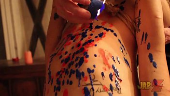 Preview 3 of Xxxnx Bf Sexsi Chodai Video - Shibari bondage and waxplay. Black Amy and Roger Barbudo