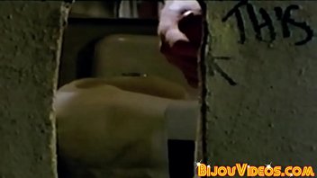 Preview 2 of Big Milk Nippale - Classic gay stud shows his deepthroating skills in toilet