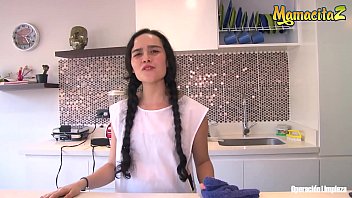 Preview 1 of Indian Aunty Gang Sex - MAMACITAZ - Colombian Cleaning Lady Luna Ruiz Rides Cock On POV Sex Session