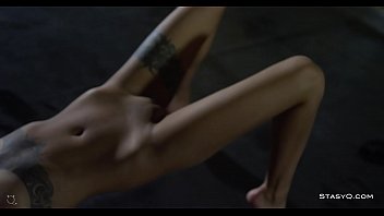 Preview 3 of Tamil Sex Viedeo - Busty tattooed babe stripping and teasing with her freshly shaved pussy