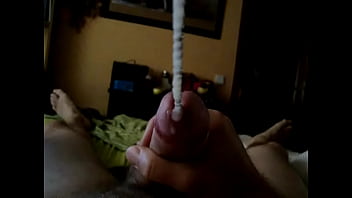 Preview 3 of Wife Pulled Tit Outdoor Nude - Cadenita y eyaculaci&oacute_n