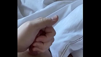 Preview 1 of Uniform Lesvian - Morning wood got really horny and wanked off with cumshot