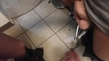 Preview 2 of Surprise Wake Up Sex - Sofia whisking The Dogs balls in the kitchen