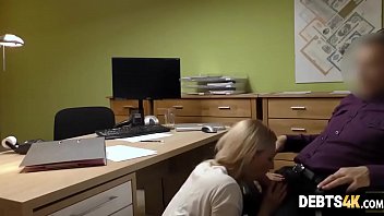 Preview 2 of Lana Paul Bouncing - Blonde&#039_s wet cunt ready to pay car&#039_s accident debt -Nathaly Heaven
