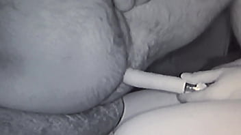 Preview 3 of Rumans Codnay Valay Video - Jess uses vibe on hubby ass during blowjob