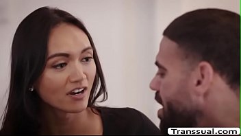 Preview 1 of Cass Capper - TS Andrea Zhay just enjoy sucking and fucking dudes cock