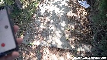 Preview 1 of Razal Filipina - Hot sexy ebony teen Ashley Aleigh rewarding a hot stranger using her black teen pussy