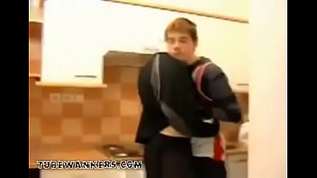 Preview 1 of Other Leagues 657 - Nice Twinks in Kitchen Blowjob and Cumfacial