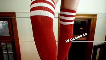 Preview 1 of She Is At It Again - Perfect Blonde Shows Cameltoe and Round Ass in Tight Spandex Shorts