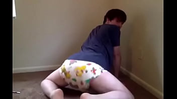Preview 4 of Latin Sweat Slut - Damien Michael Turner Making a Big Stinky Diaper