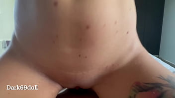 Preview 2 of Sharon Pink And Dominno Lesbian - Dark69doll - just riding and cum in mouth