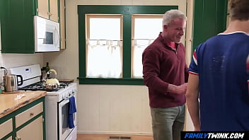 Preview 1 of Xnxxmi - FamilyTwink - Alone with Step Grandpa in his Home