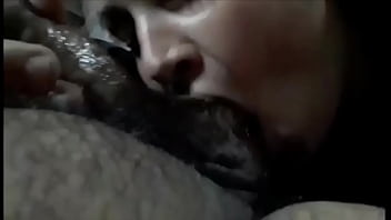 Preview 1 of Anna Myles Nipple In The Door - White bbw sucking small shrimp dick
