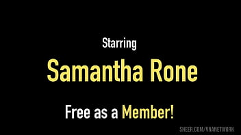 Preview 1 of Mdyd 581 - Busty Samantha Rone In Body Stocking Fishnets Plays With Herself!