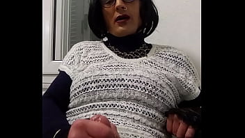 Preview 4 of Bhabisex - #14 Annabell sissy slut jerks off and cums