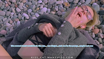 Preview 4 of Innocent High School Sex Video S - public agent 18 babe flashing tits with close up pussy in central park