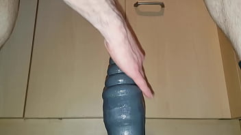 Preview 3 of Rapid Xxx Video Sex - Me fucking myself with a huge buttplug (Part 2)