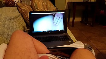 Preview 2 of Oraltail - jerking off watching one of our videos