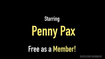 Preview 1 of Red Saxy - POV! Busty Redhead Penny Pax Stretches Her Tight Pussy With Your Cock!