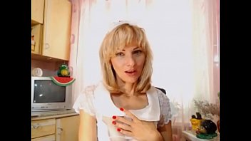 Preview 4 of Womam Black - Is Naughty In The Kitchen At The Camera