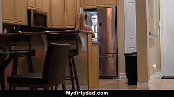 Preview 1 of Bint Tanik Rajel - Hot Blonde step Daughter Gives Her Blueballs Later Gets Fucked in Bathroom | Macy Marx | Cheating