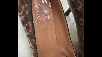 Preview 2 of Littl Thai Anal - Gucci shoes cumshot