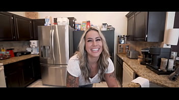 Preview 1 of Mom Denied Son Sex - My Hot Blonde Aunt Teaches Me Sex Ed