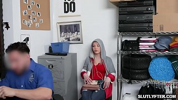 Preview 1 of Cams Interracial Asshole - Worried to go to jail,  Dixie has been   submissive to the horny officer