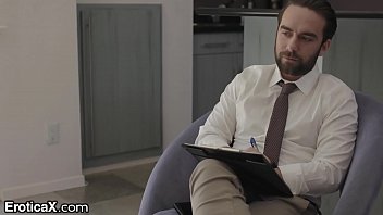 Preview 1 of Angela With - EroticaX - Curvy Redhead Fucks Her Therapist
