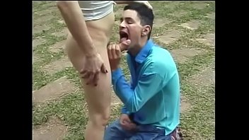 Preview 1 of Karli Brookr - Cute Brazilian tranny Barbara Kysivics allows her slutty  boy to  savour  her massive tool in his button hole outdoors