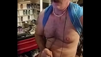 Preview 3 of Thick Long Cock Solo - Balls in rings while I jerk off