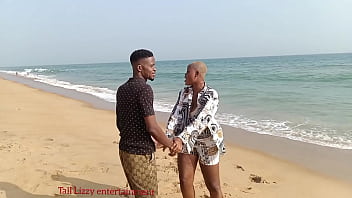 Preview 2 of Xxxhdc M - Two lovers went to the beach to conceal their love for each other and went inside to make love