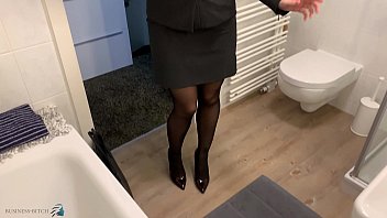 Preview 1 of Violet Monroe Ally - verification video little strip,  Business Bitch