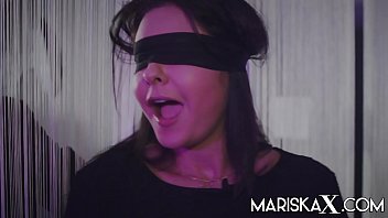 Preview 2 of Cute Coupke - MARISKAX Mariska gets filled up by two big cocks