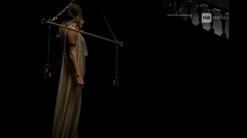 Preview 1 of Tied Ball Until He Cums - Gladiator fuck girl