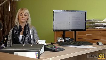 Preview 2 of Tata 2 - LOAN4K. La esbelta chica Katy Rose es taladrada por un inspector de pr&eacute_stamos incobrables