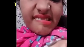 Preview 2 of Bears Daddy Fat Man - Desi Indian teen girl making her nude Video for her boyfriend