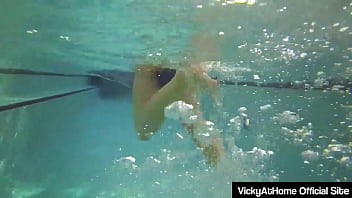 Preview 2 of More Porn Vidros - MILF Vicky Vette And Her Hot Friend Teal Conrad Eat Pussy By The Pool!