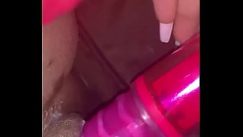 Preview 2 of Xxx Eme - Ebony phat pussy creamy solo dildo