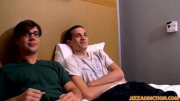 Preview 1 of 2 Gilfs Fuck Poolboy - Cute twinks are having fun as they kiss before fucking deep