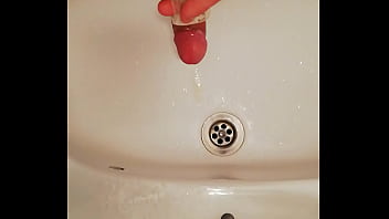 Preview 4 of Village Rain Hot Sex Full - Jerking off with found used condom